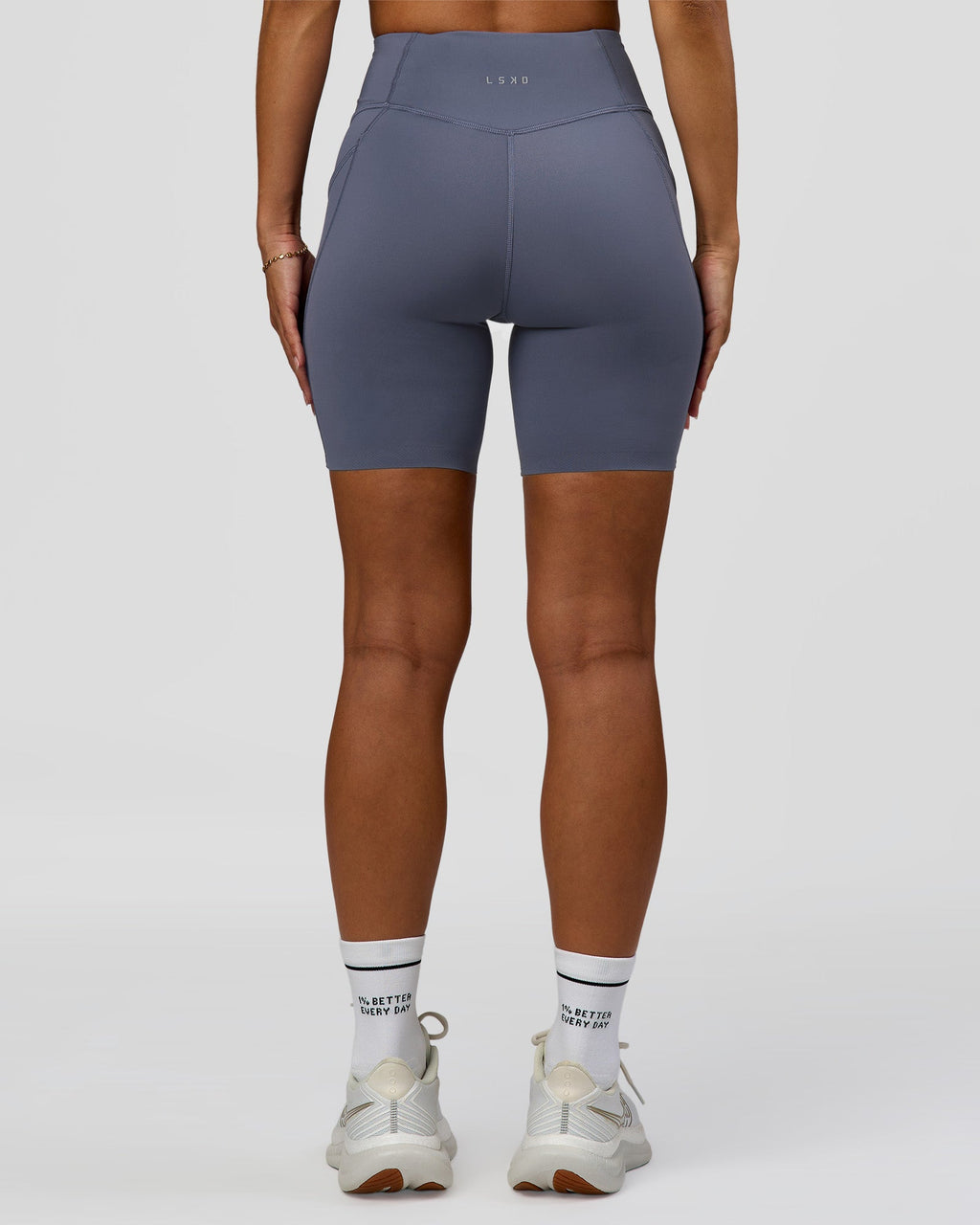 Elite Run High-Rise 7" Short Pockets - Night Shadow