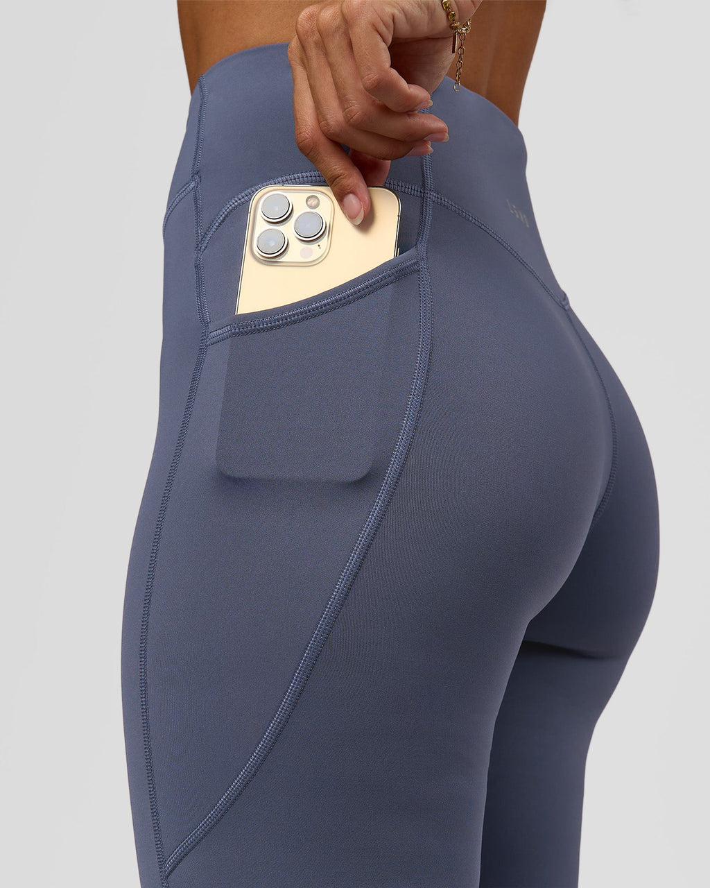 Elite Run High-Rise Full Length Legging Pockets - Night Shadow