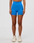 Fusion V-Contour Ultra High-Rise 4" Short Pockets - Palace Blue