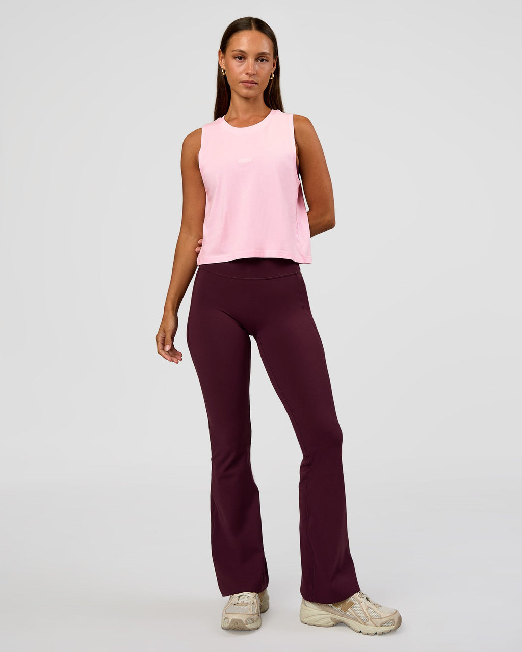 Go-To FLXCotton Midline Tank - Marshmallow-White