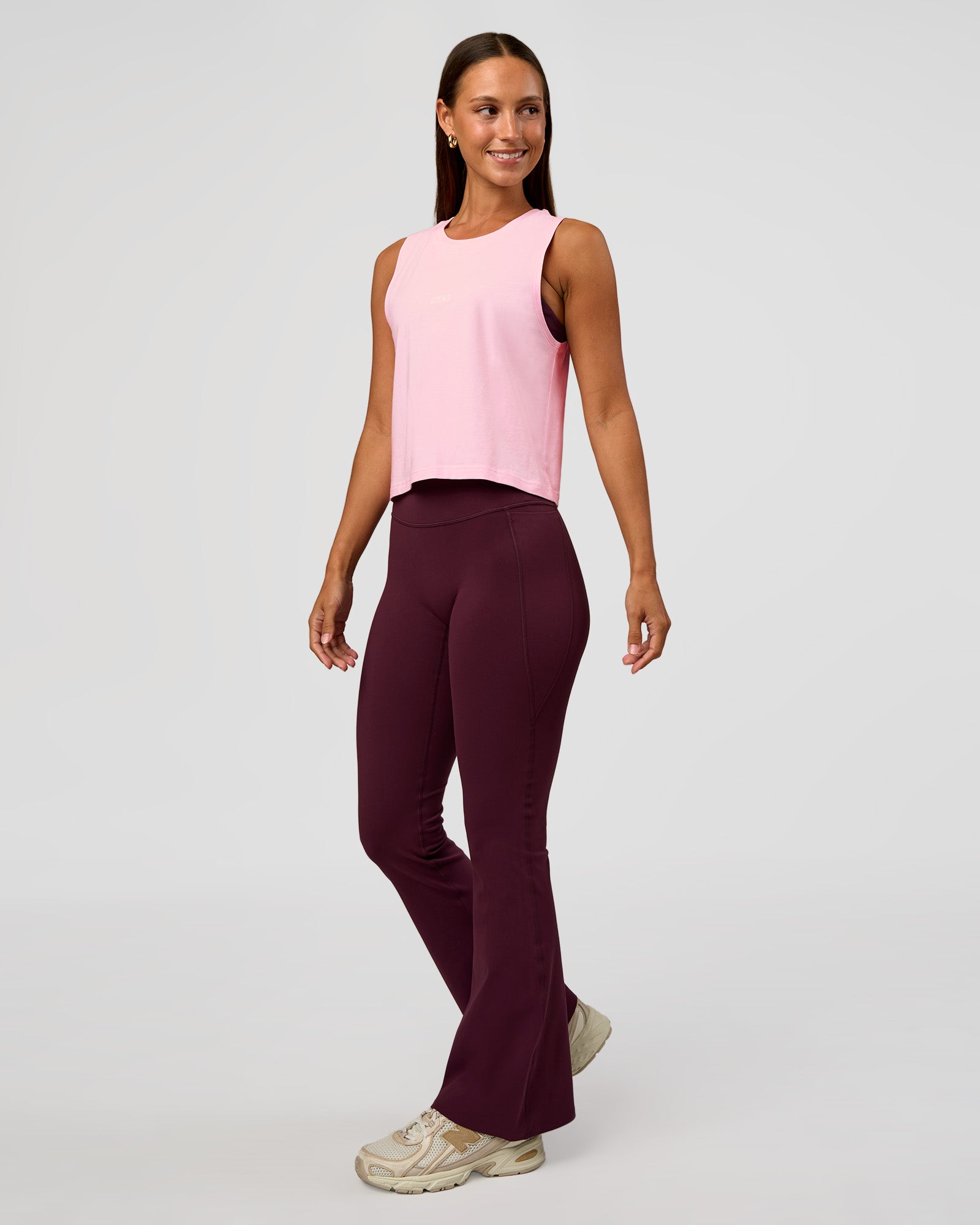 Go-To FLXCotton Midline Tank - Marshmallow-White