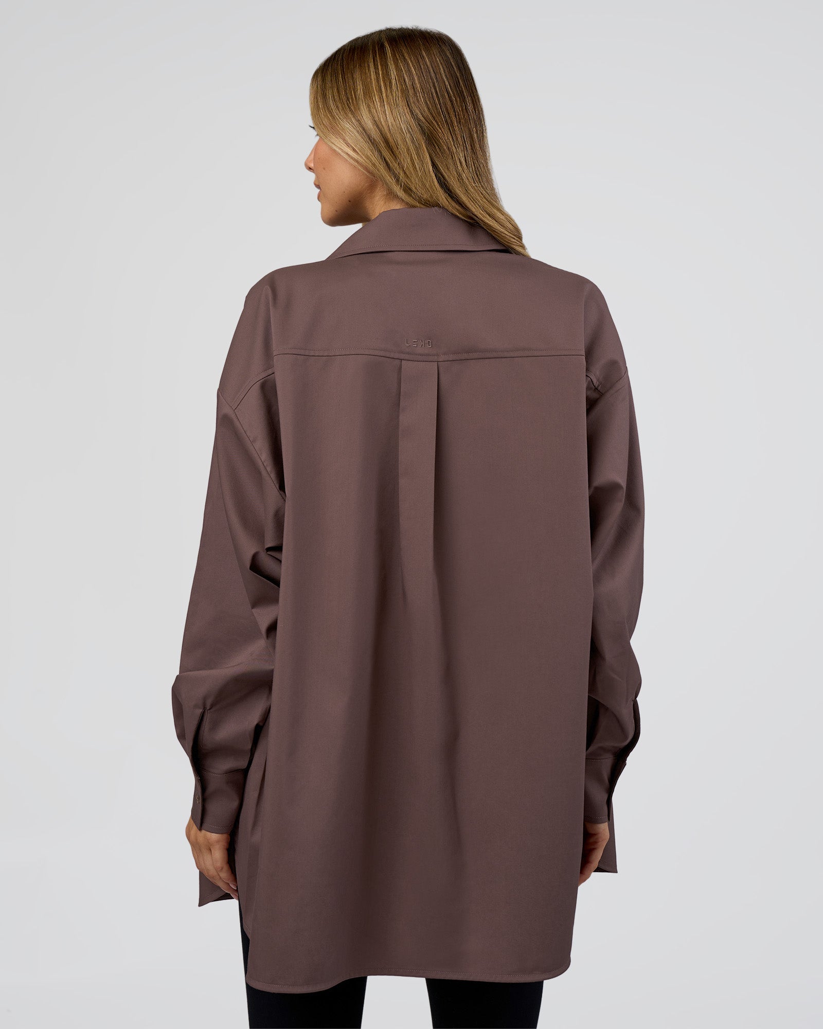 Go-To Oversized Shirt - Cocoa