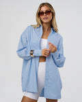 Go-To Oversized Shirt - Poplin Blue