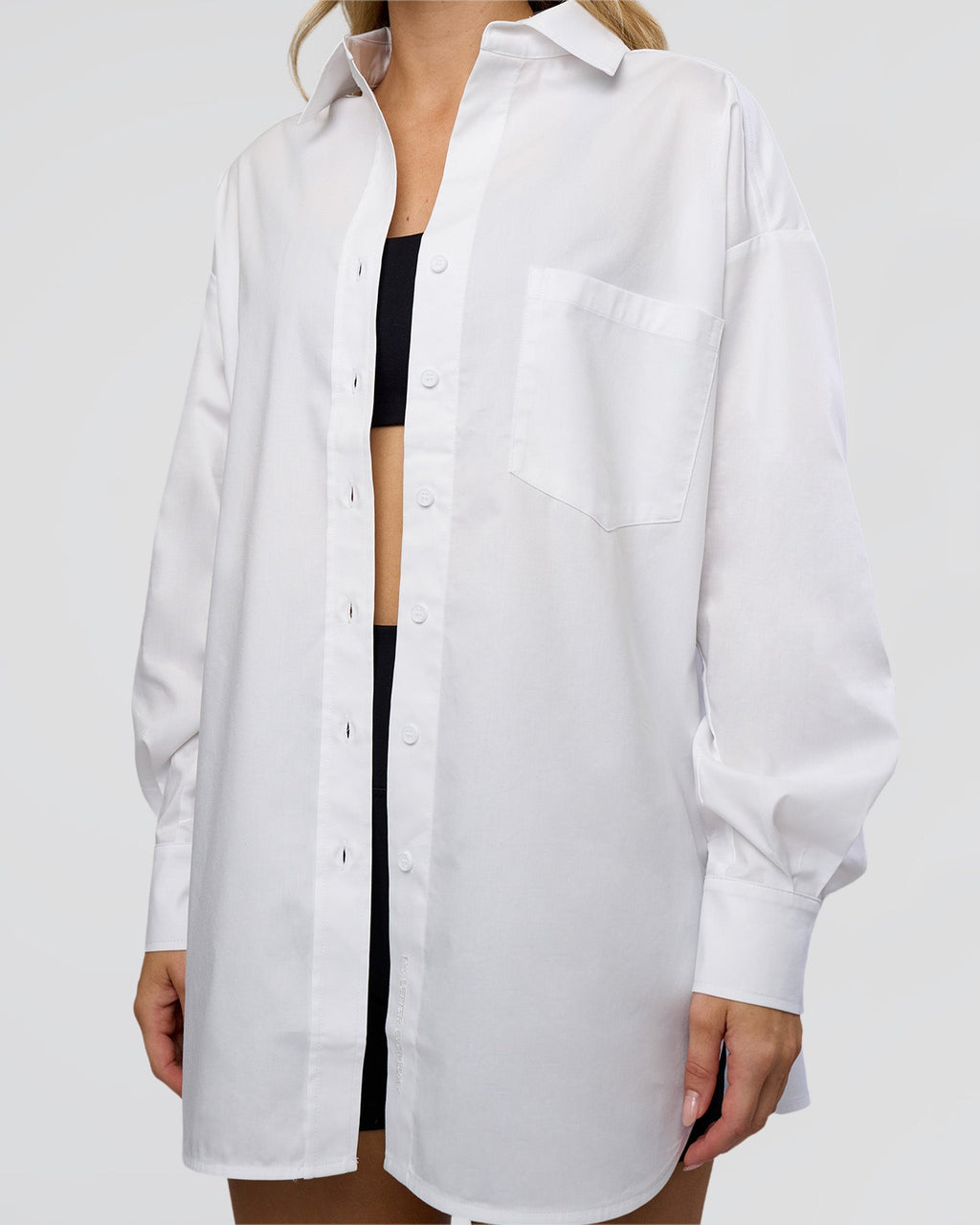 Go-To Oversized Shirt - White