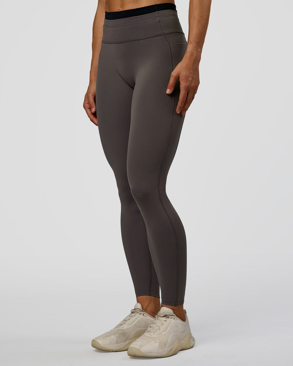Liberate High-Rise Full Length Legging Pockets - Duskstone-Black