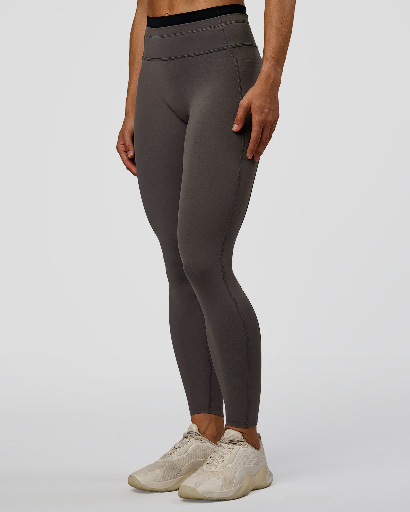 Liberate High-Rise Full Length Legging Pockets - Duskstone-Black