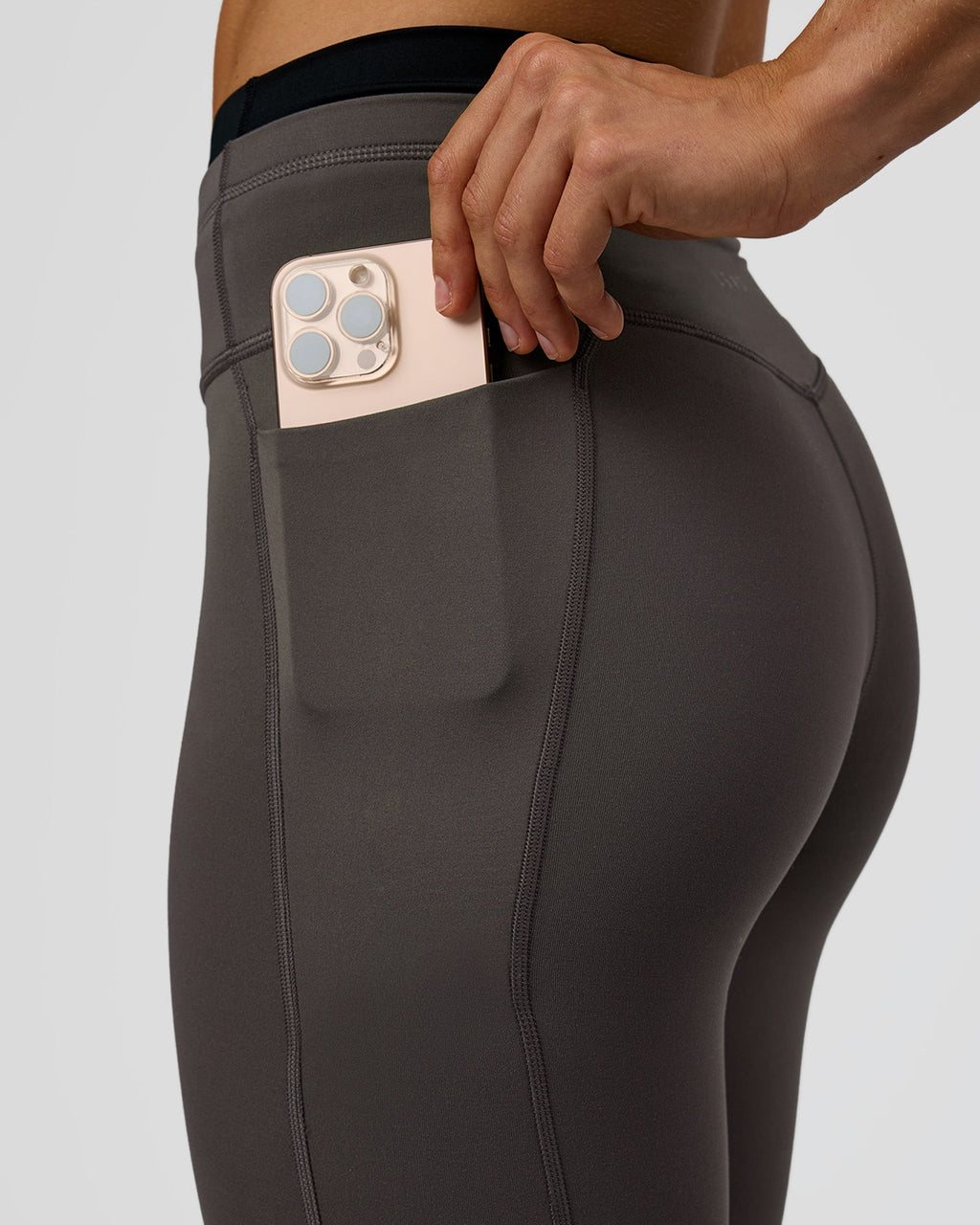 Liberate High-Rise Full Length Legging Pockets - Duskstone-Black