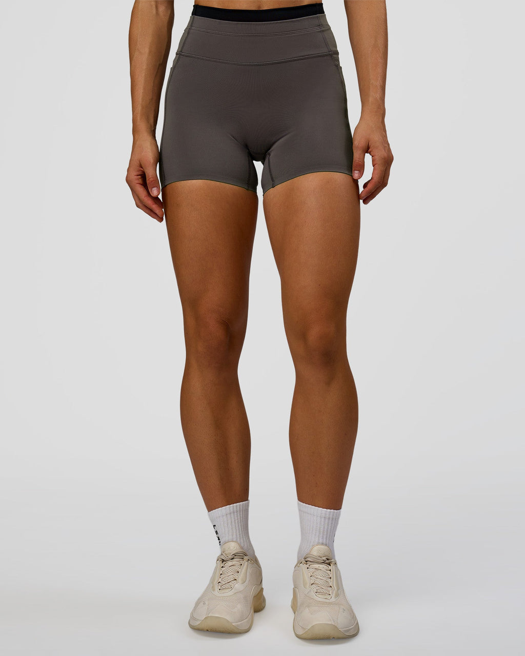 Liberate High-Rise 4" Short Pockets - Duskstone-Black