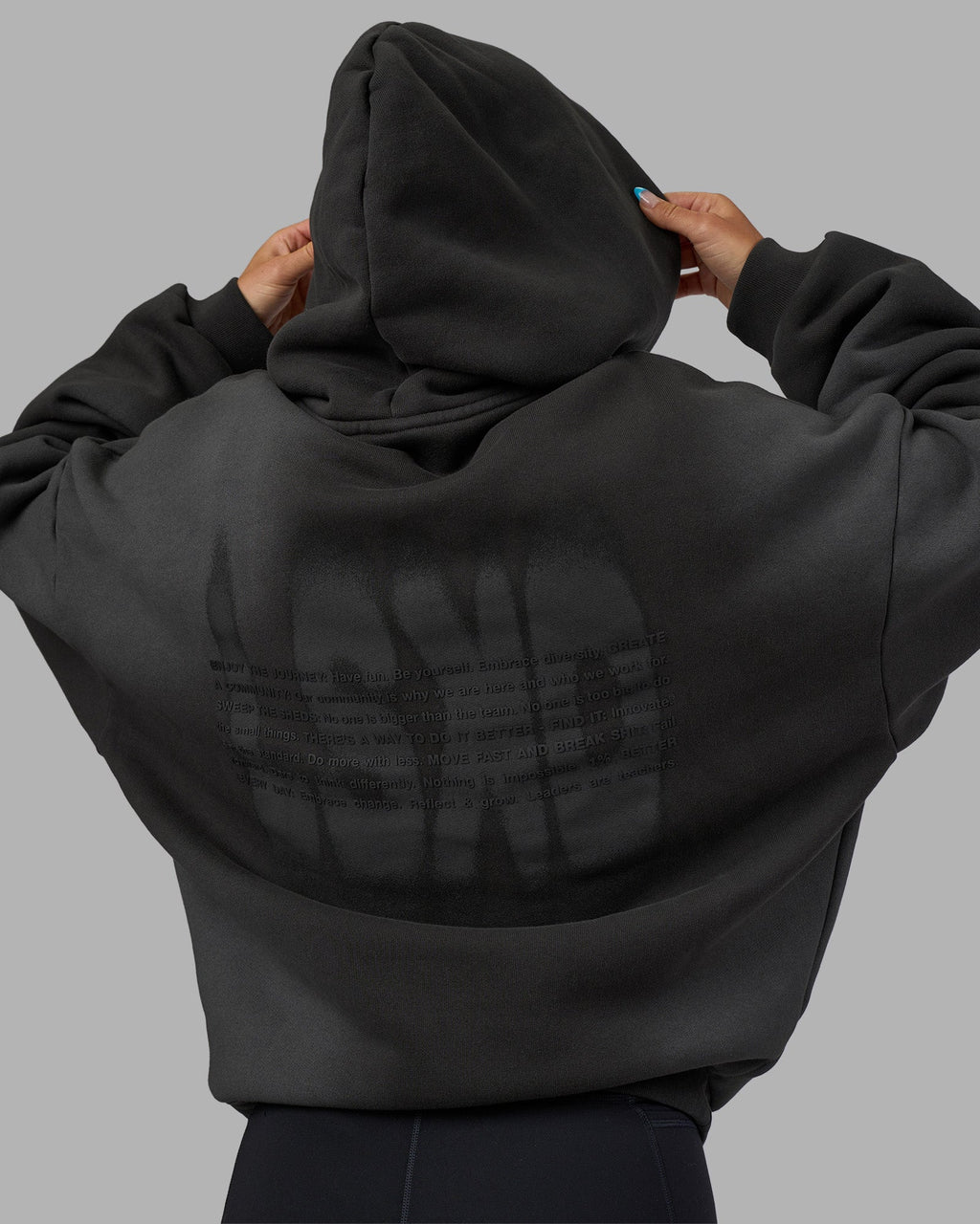 Memory In Motion Ultra Heavyweight Washed Hoodie - Charcoal Washed
