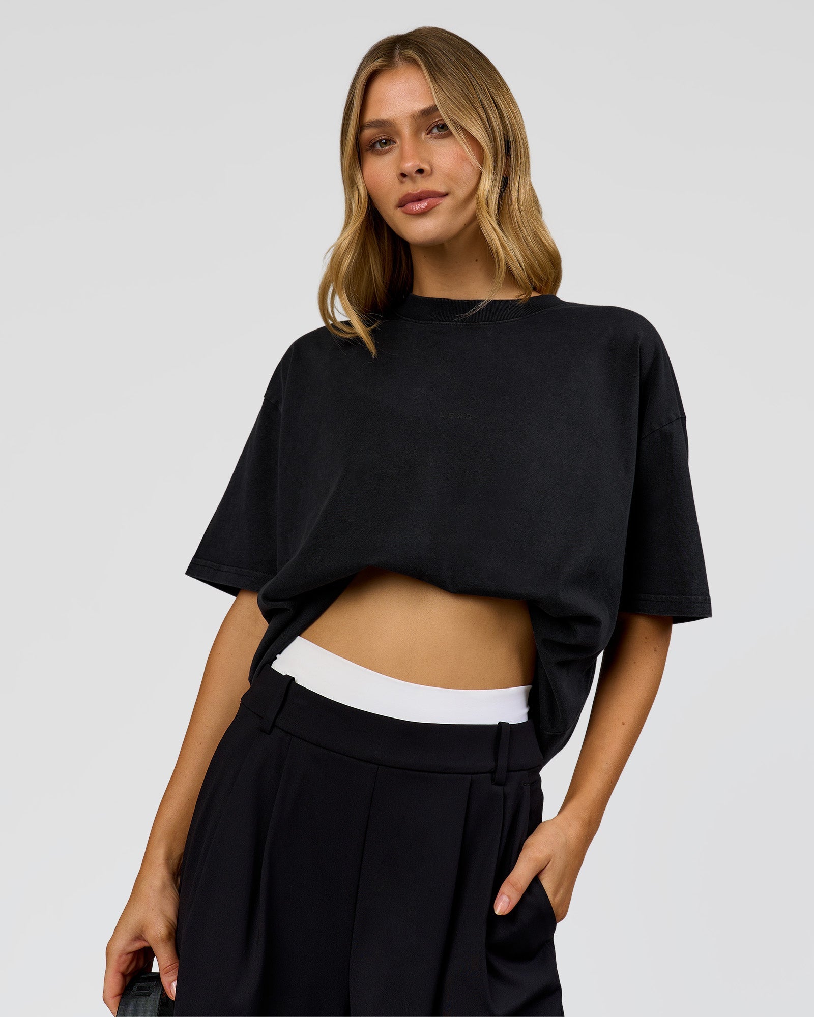 Memory In Motion Heavyweight Oversized Tee - Black Washed