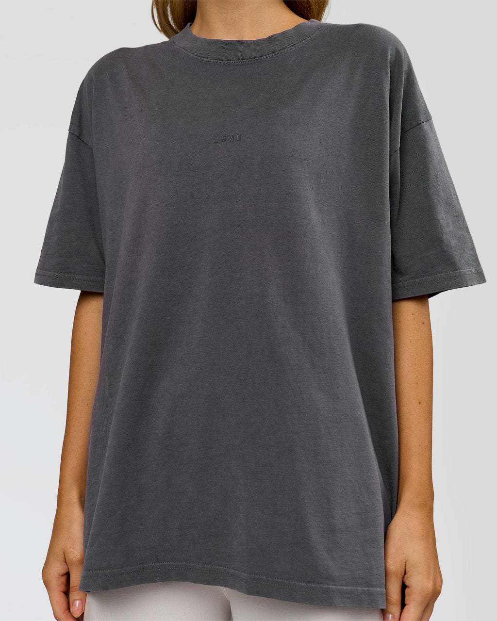 Memory In Motion Heavyweight Oversized Tee - Dark Storm Washed