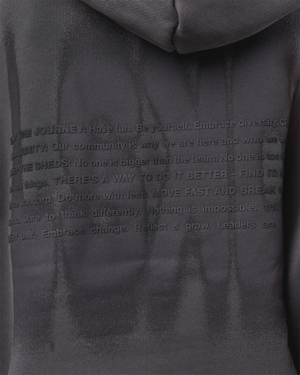Memory In Motion Ultra Heavyweight Washed Hoodie - Dark Storm Washed