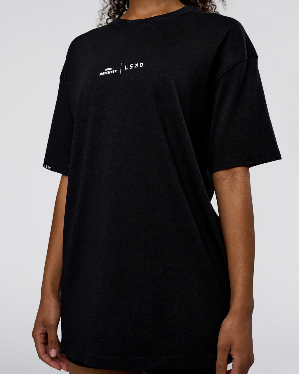 Movember 2025 FLXCotton Oversize Tee - Black