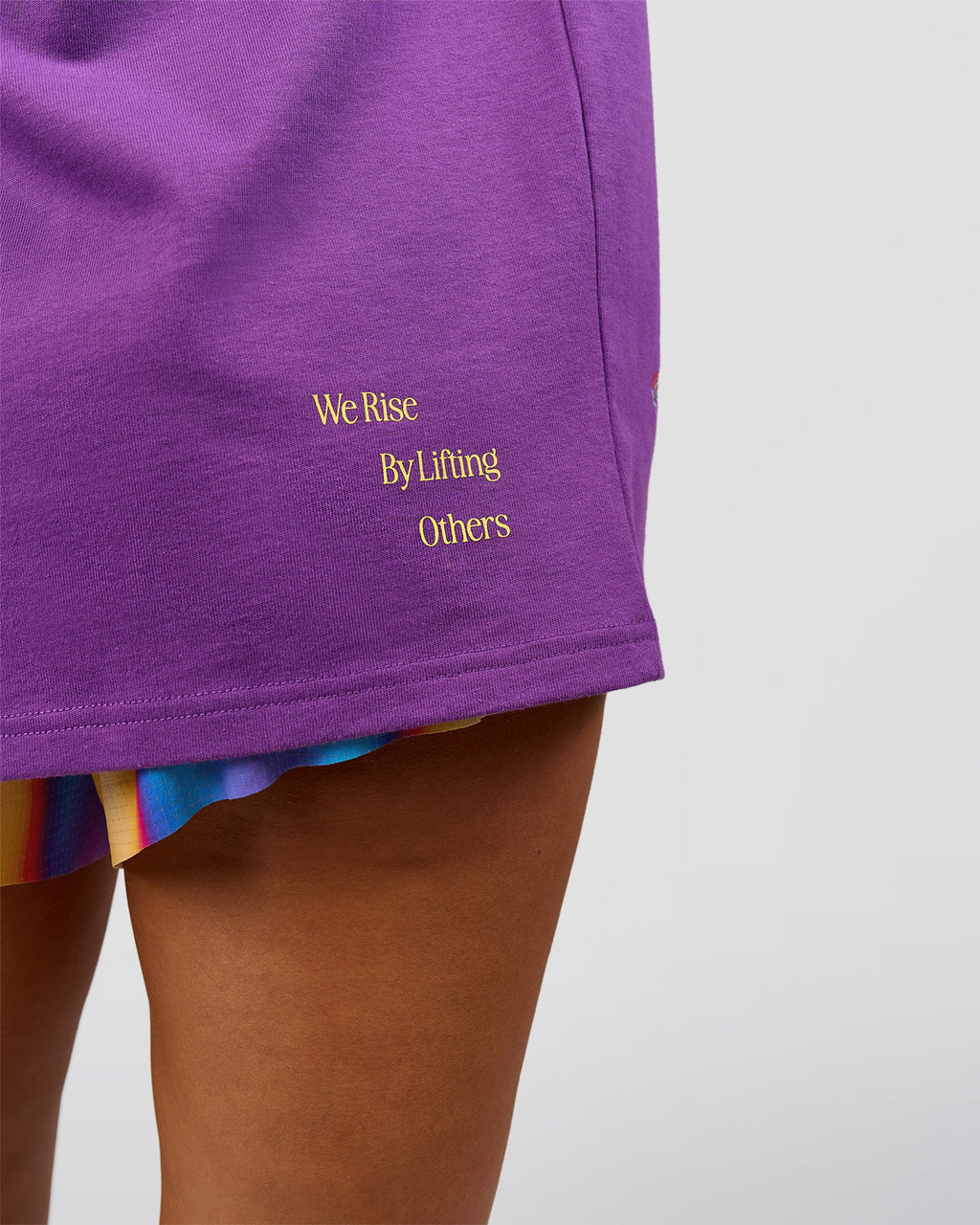 Pride Sticker Boxy Tee - Fresh Purple