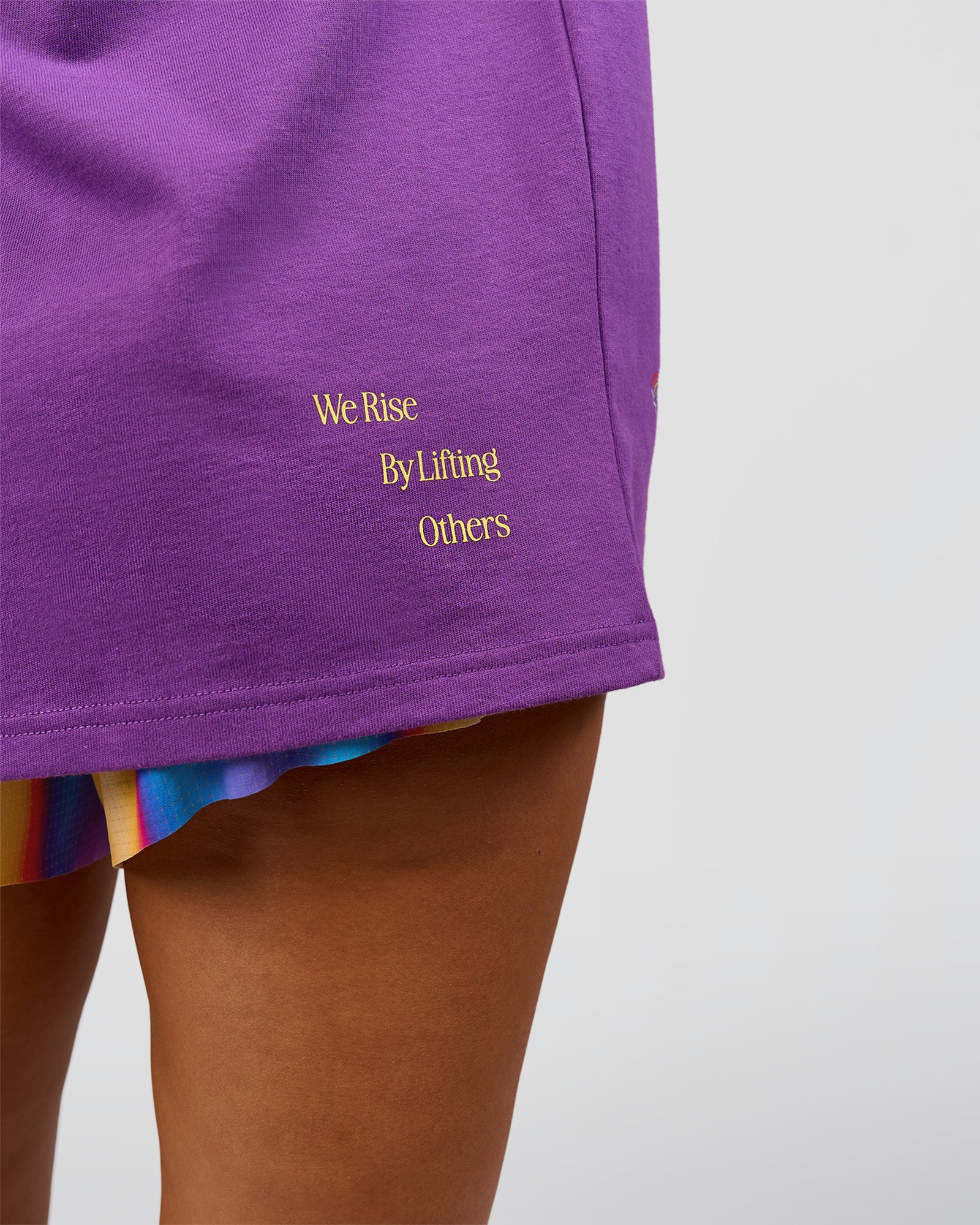 Pride Sticker Boxy Tee - Fresh Purple