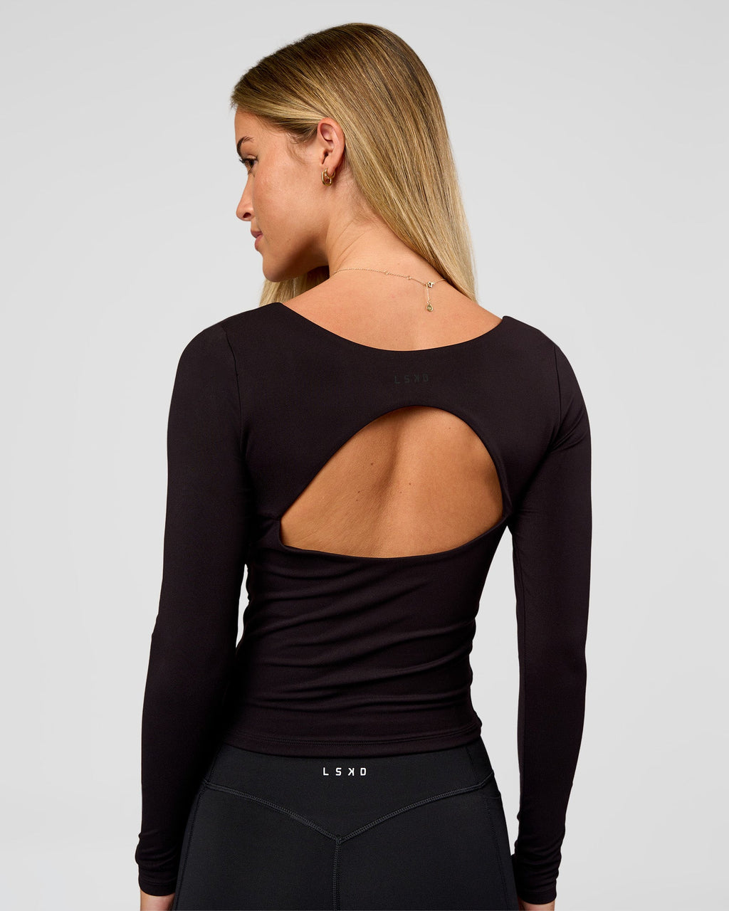 Show It Off Long Sleeve Top - Black