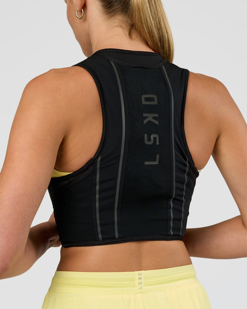Pace Running Vest - Black-Reflective