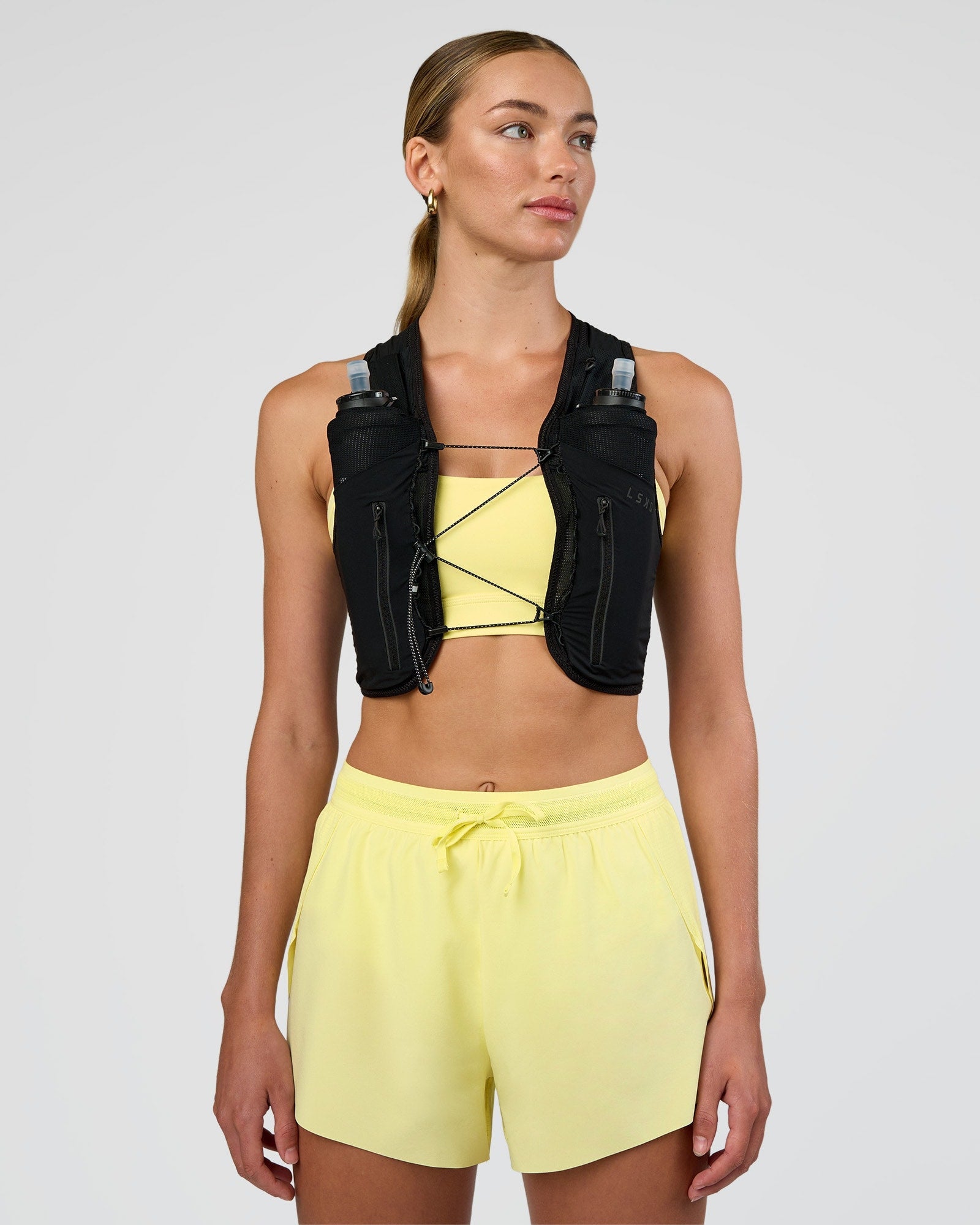 Pace Running Vest - Black-Reflective
